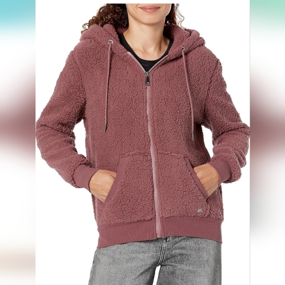 Marc N.Y Andrew Marc Performance Full zip Hooded jacket. (Teddy Fleece) Size XL - Picture 2 of 11